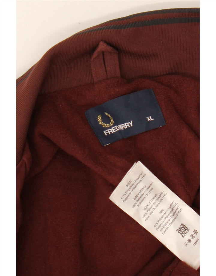 FRED PERRY Muška bomber jakna UK 42 XL Bordo poliamid