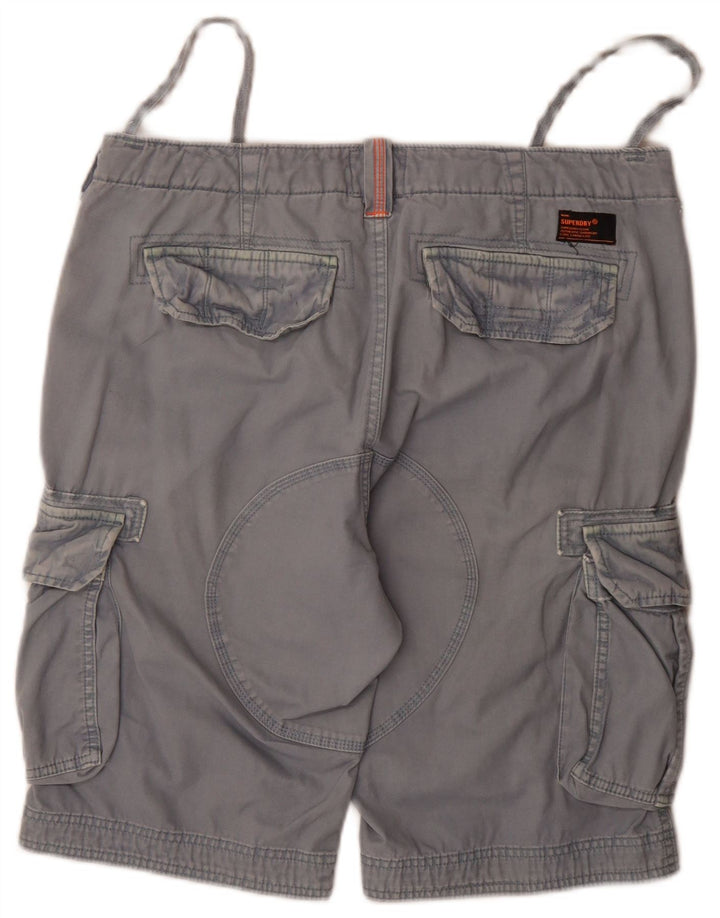 Superdry muške kargo kratke hlače W36 veliki plavi pamuk