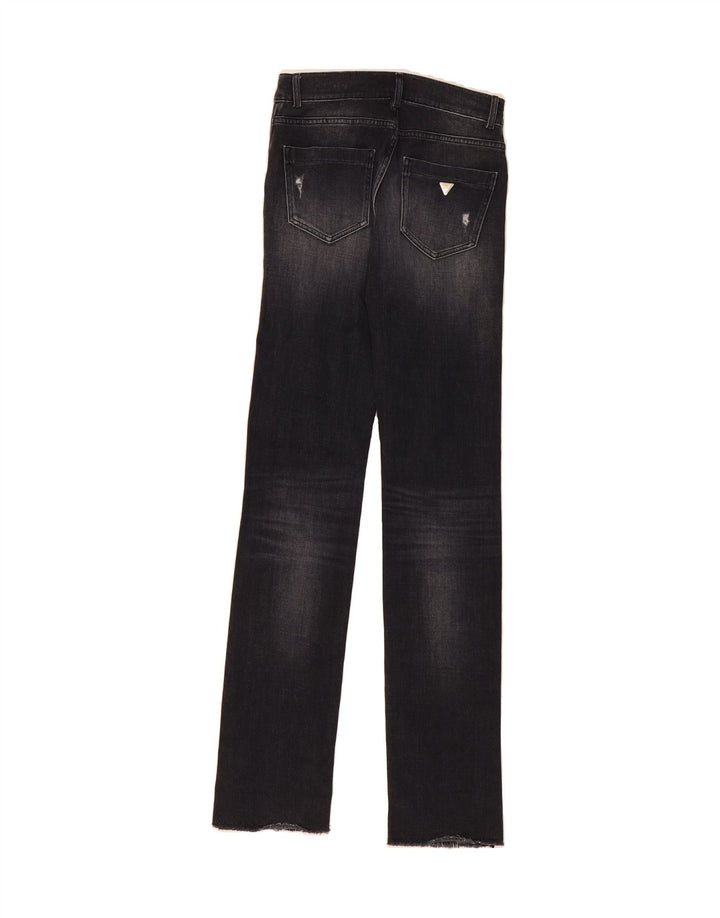 GUESS Womens Straight Jeans W26 L33 Navy Blue Cotton Vintage Guess and Second-Hand Guess from Messina Hembry 