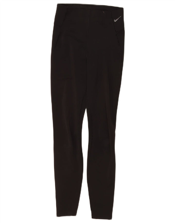 Nike Womens Dri Fit Leggings UK 4 XS Black
