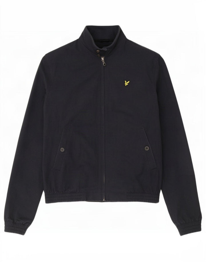 Lyle & Scott muška bomber jakna UK 40 Large tamnoplavi pamuk
