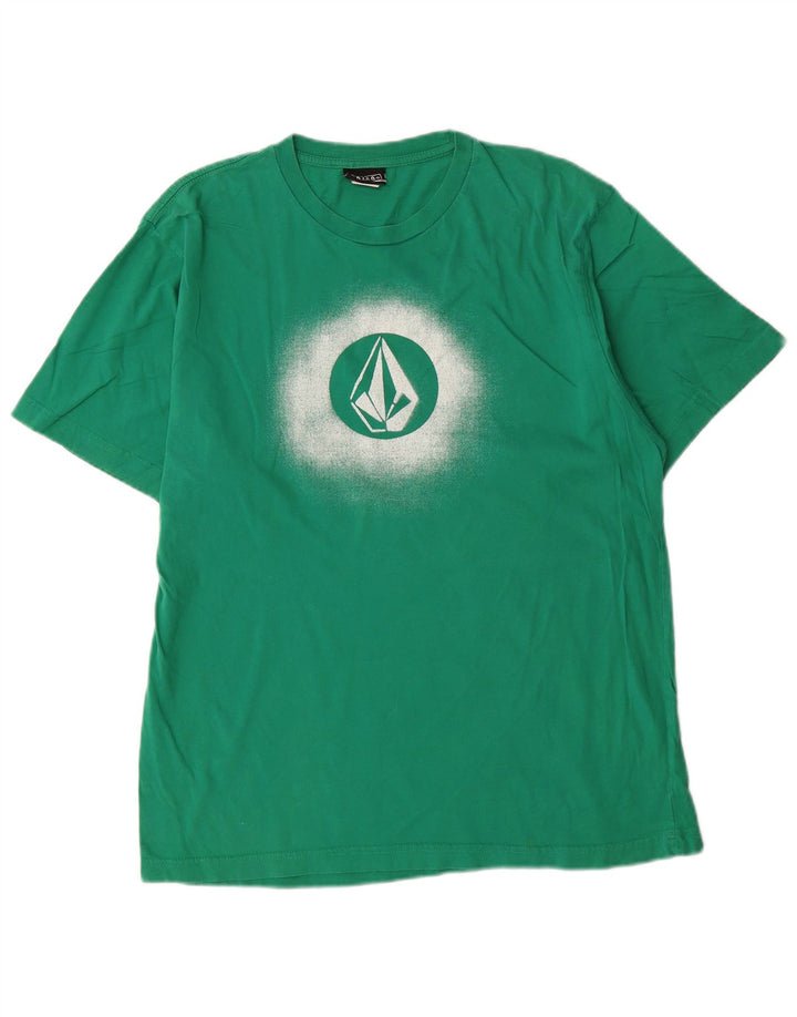 Volcom muška majica s grafičkim motivima, veliki zeleni pamuk