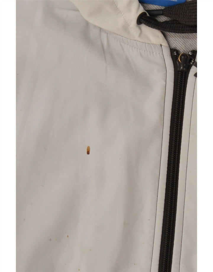 ADIDAS muški pulover bez rukava s kapuljačom, veliki sivi poliester u boji