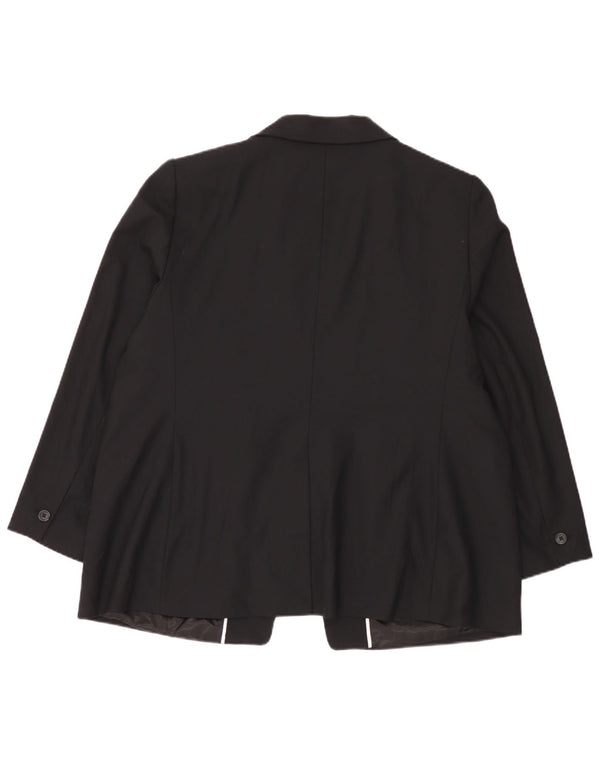 Marks & Spencer Ženska jakna s autographom 1 gumb UK 18 XL crna