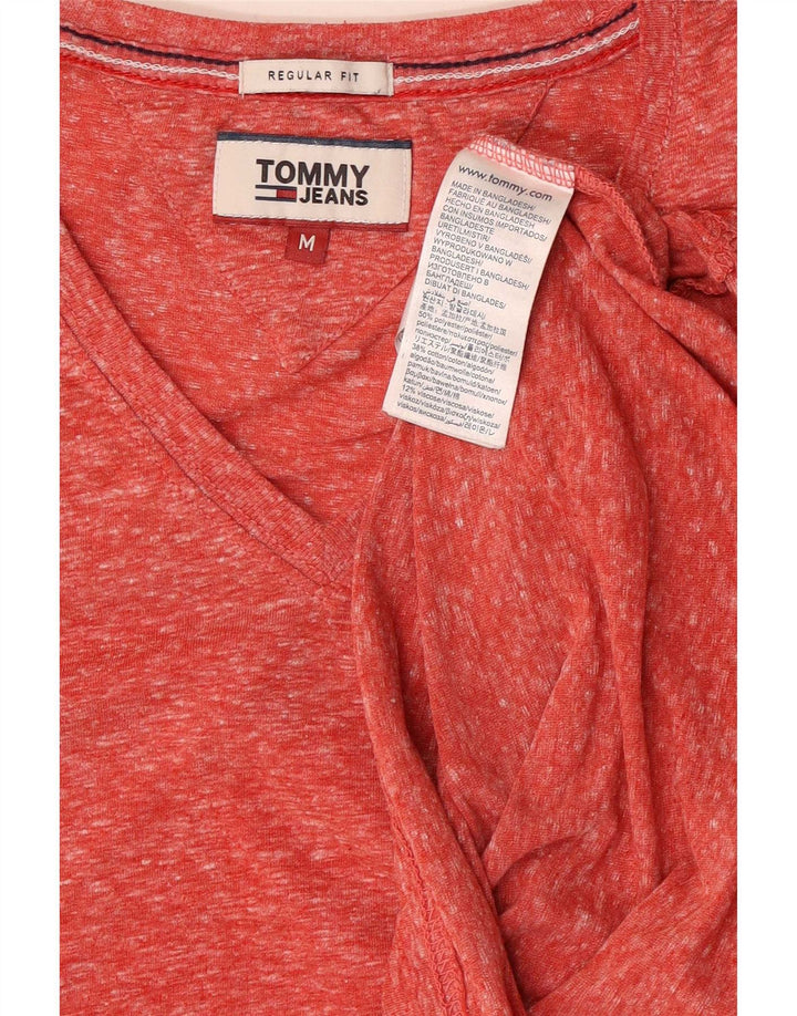 Tommy Hilfiger, muška majica kratkih rukava standardnog kroja, srednji ružičasti flekasti poliester