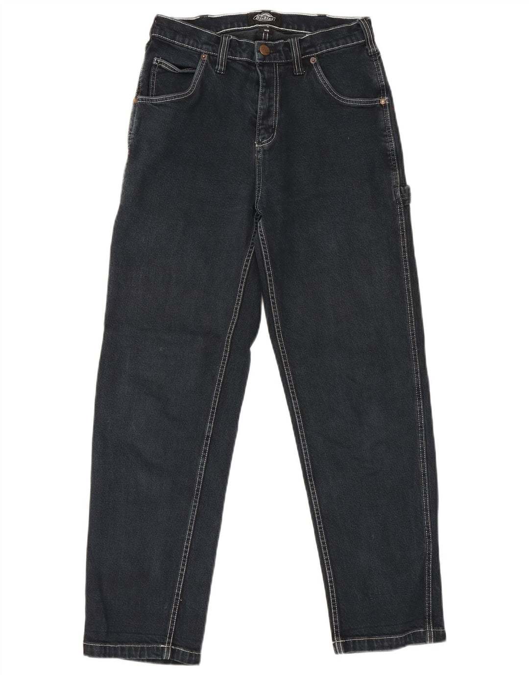 Dickies muške Cargo uske traperice W26 L28 crni pamuk