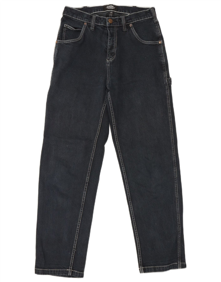 Dickies muške Cargo uske traperice W26 L28 crni pamuk