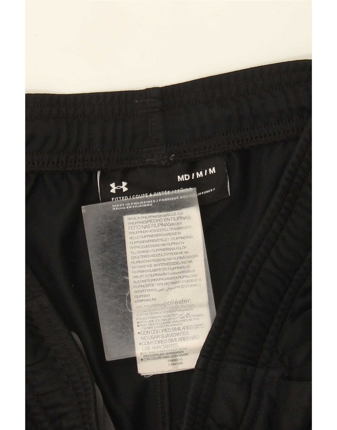 Under Armour muške hlače od srednje crne trenirke od poliestera