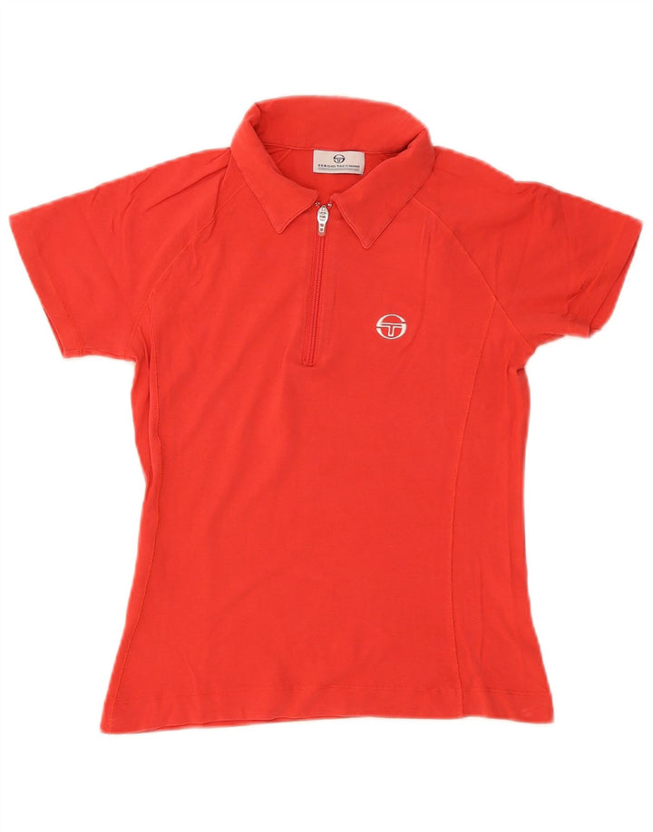 Sergio Tacchini ženska polo majica UK 12 Srednje crveni pamuk