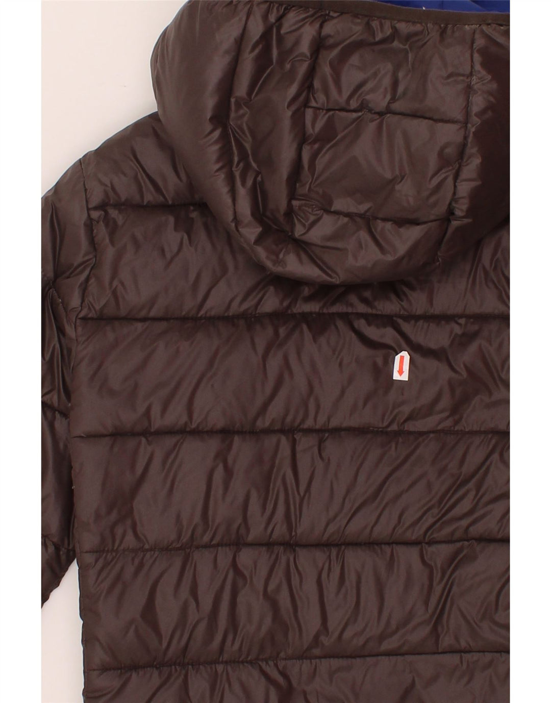 BEST COMPANY Womens Hooded Padded Jacket UK 12 Medium Brown Vintage Best Company and Second-Hand Best Company from Messina Hembry 