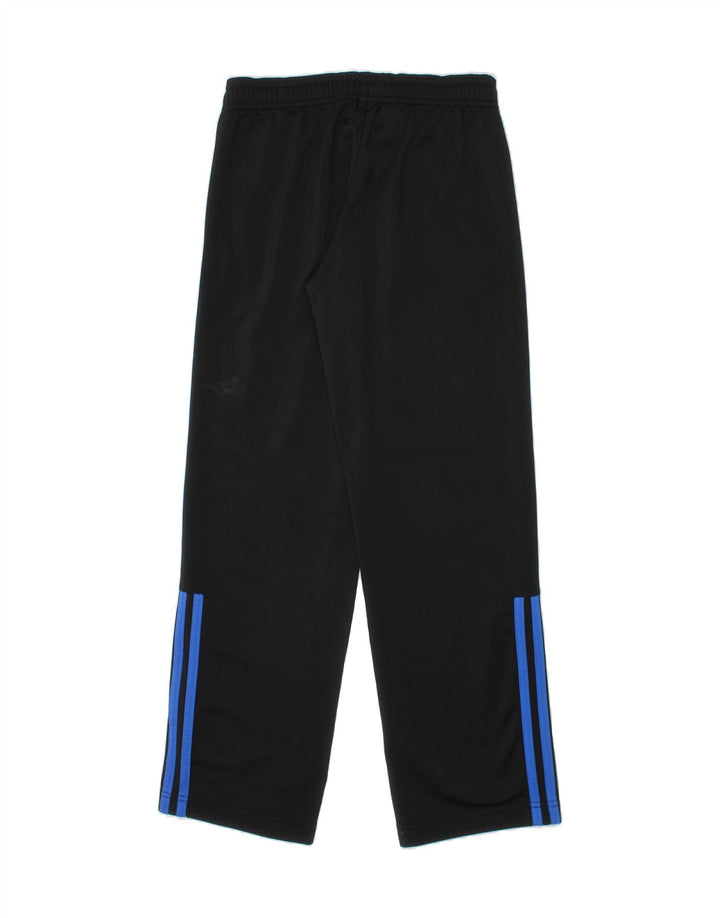 ADIDAS Boys Tracksuit Trousers 9-10 Years Black Polyester Vintage Adidas and Second-Hand Adidas from Messina Hembry 