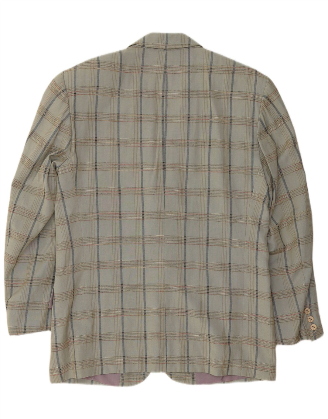 VINTAGE muška jakna sa 2 gumba IT 52 XL siva karirana viskoza
