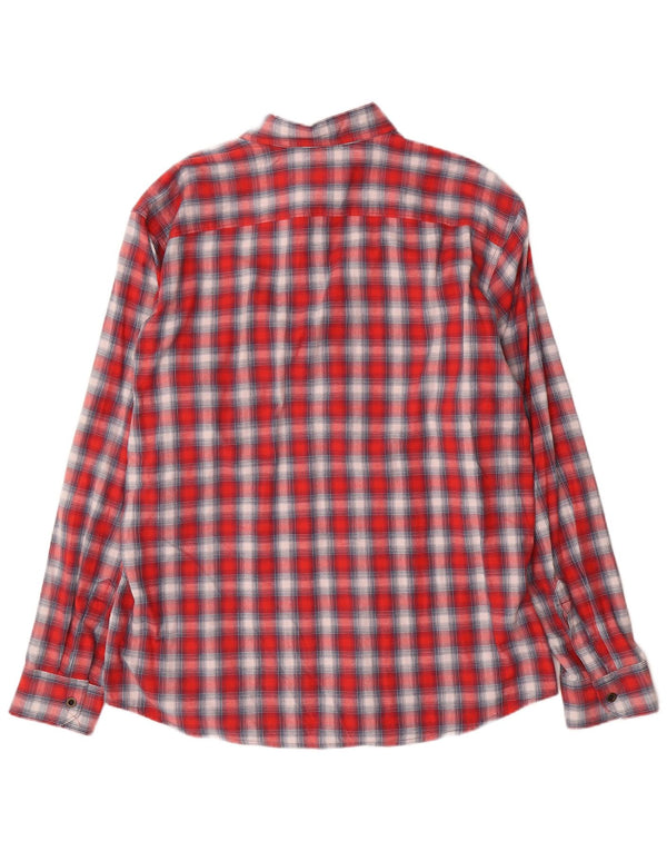 Wrangler muška vestern flanelska košulja XL crveni karirani pamuk