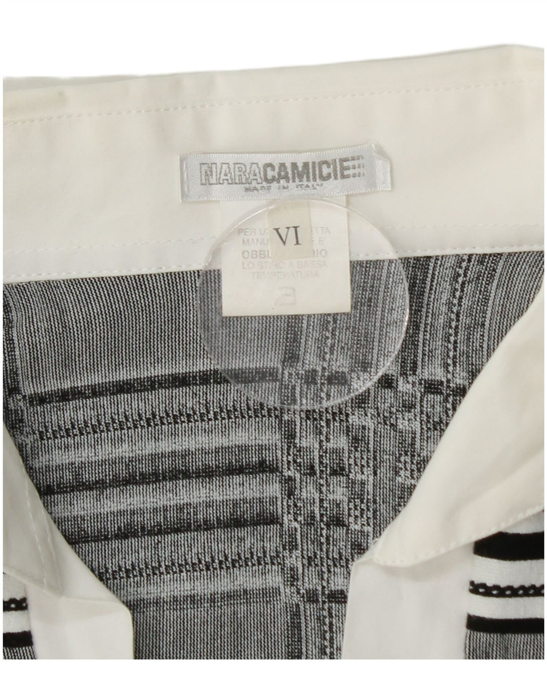 NARACAMICIE Ženska košulja s dvostrukim kopčanjem UK 14 srednje siva karirana