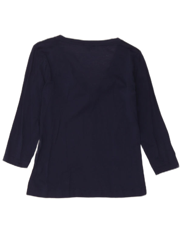 Ženska majica s 3/4 rukavima Massimo Dutti UK 12 Srednje tamnoplava