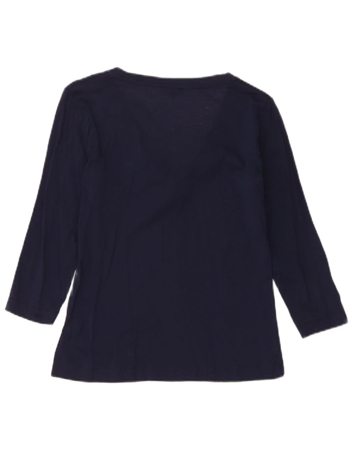 Ženska majica s 3/4 rukavima Massimo Dutti UK 12 Srednje tamnoplava