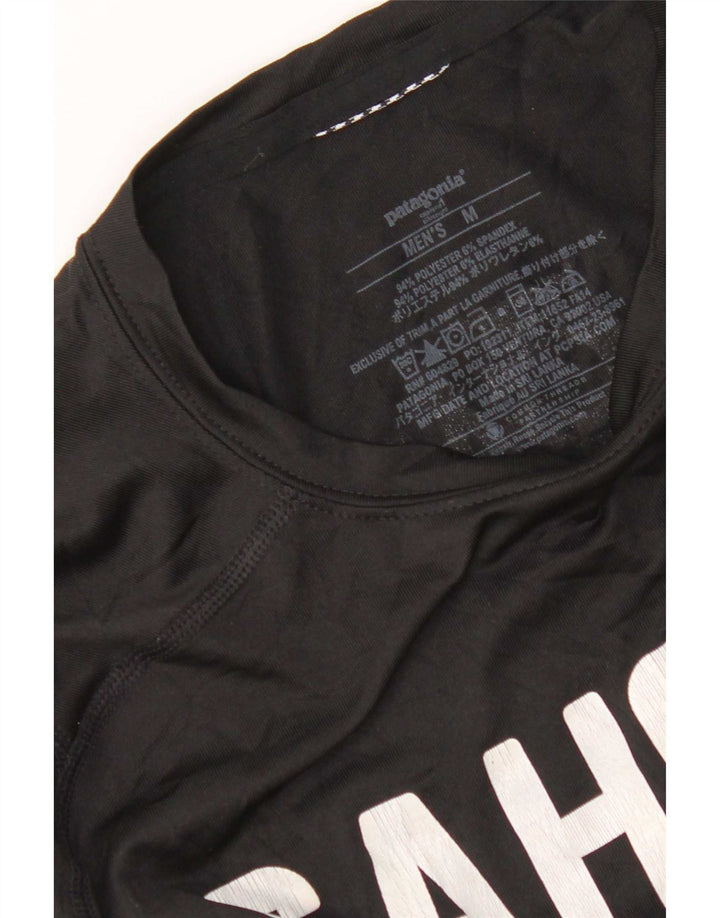 Muška majica kratkih rukava Patagonia North Carolina Graphic T-Shirt Srednji crni poliester
