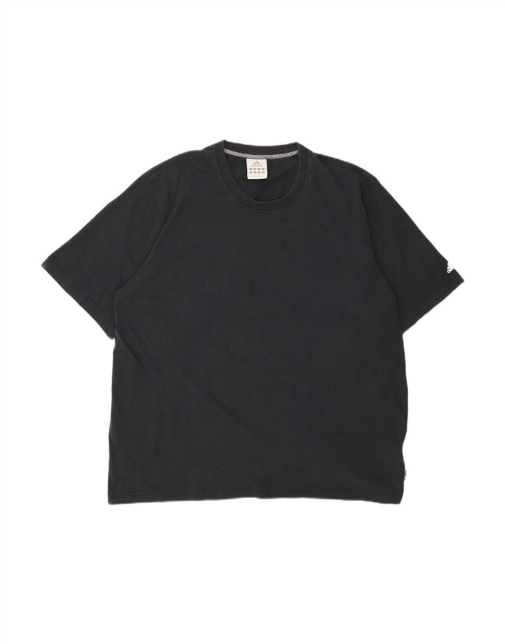 ADIDAS Mens T-Shirt Top 2XL Black