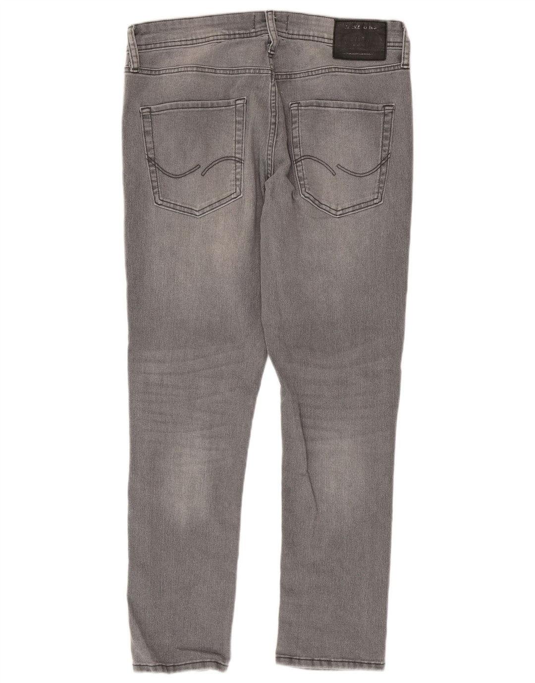 Jack & Jones muške uske traperice GLENN W32 L30 sivi pamuk