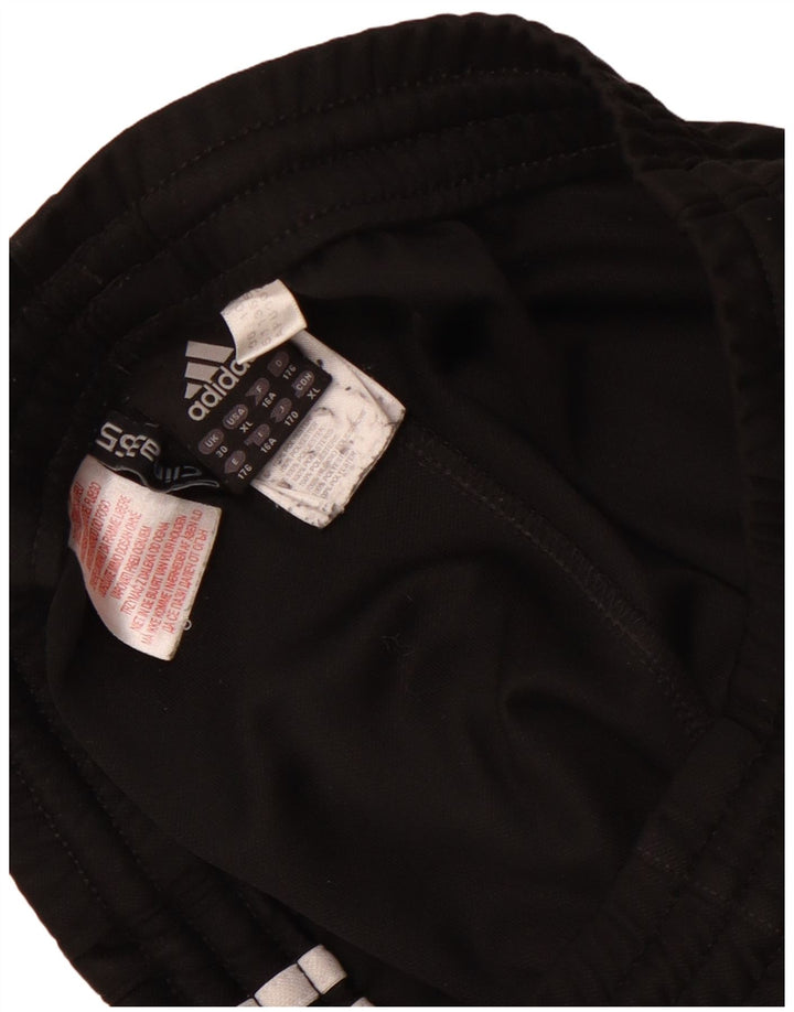 Adidas Hlače za trenirku Clima 365 za dječake 15-16 godina crne poliesterske