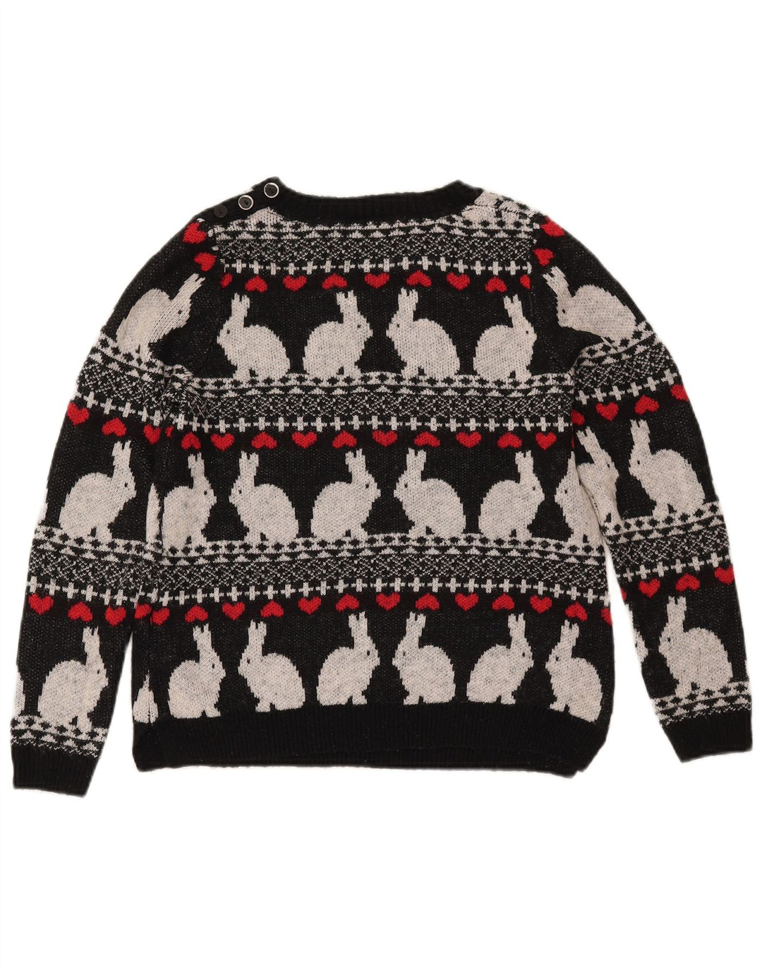 MARKS & SPENCER Ženski džemper s morskim izrezom UK 10 Mali crni