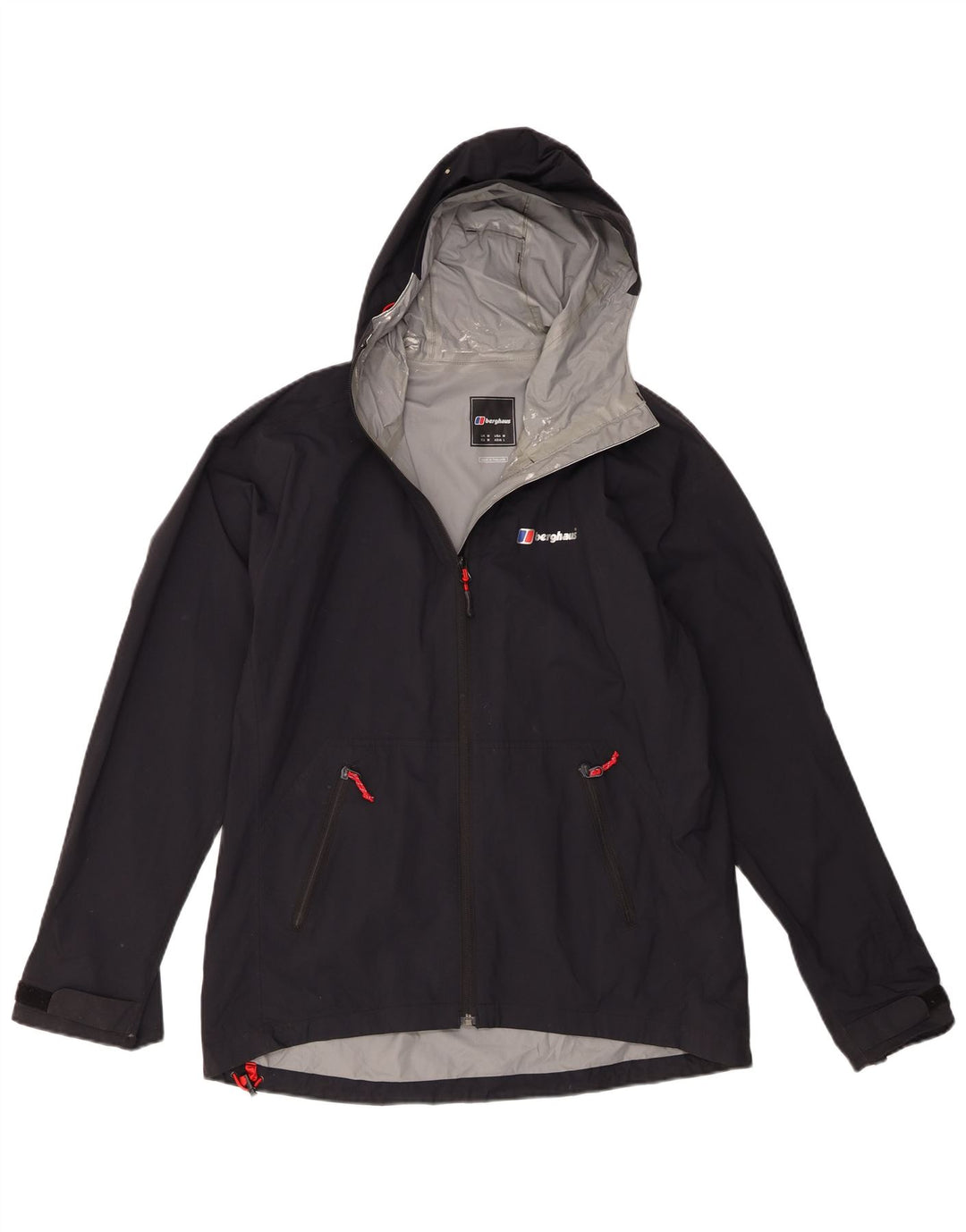 Berghaus muška vjetrovka s kapuljačom UK 38 srednji crni poliamid