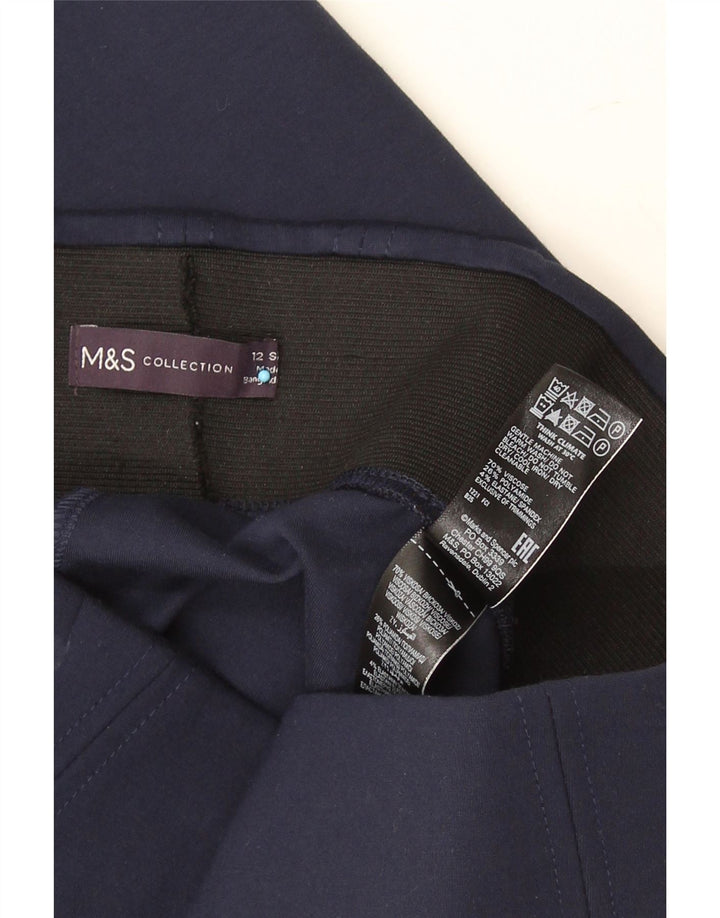Marks & Spencer ženske kratke tajice UK 12 srednje tamnoplava viskoza
