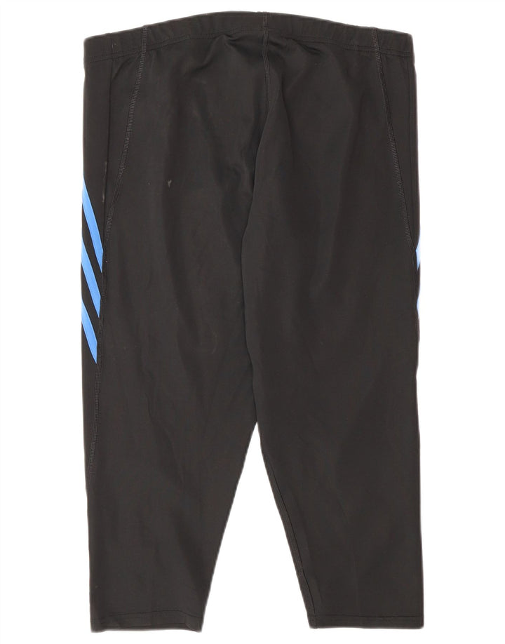 Adidas ženske Capri tajice UK 16/18 veliki crni poliester