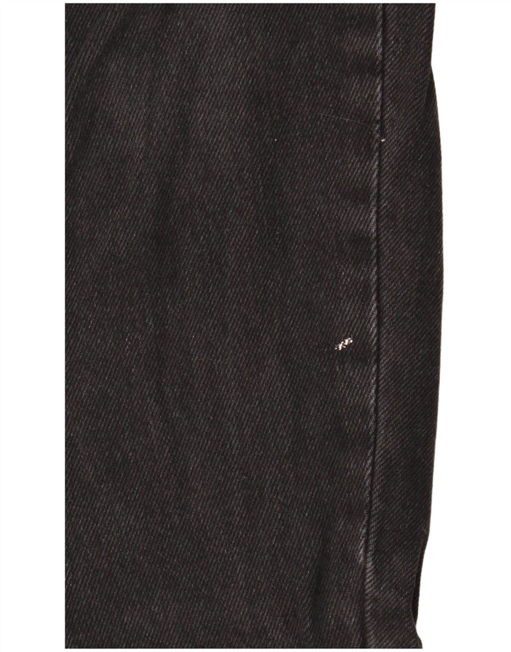 ZARA ženske sužene traperice visokog struka EU 36 XS W26 L24 crni pamuk