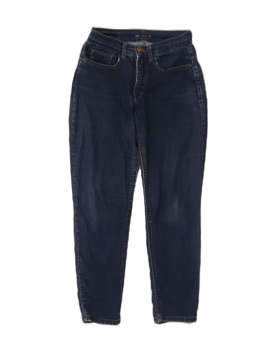 LEE Womens Easy Fit Slim Jeans W26 L27 Blue Vintage Lee and Second-Hand Lee from Messina Hembry 