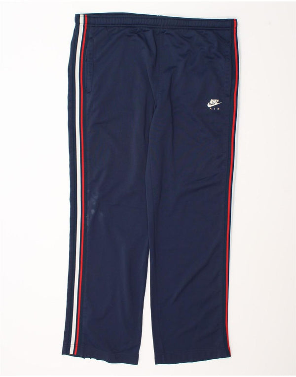 Nike Mens Air Trenirka Hlače UK 34/36 Large Navy Blue Poliester