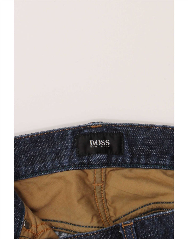 Muške ravne traperice Hugo Boss W36 L33 tamnoplave