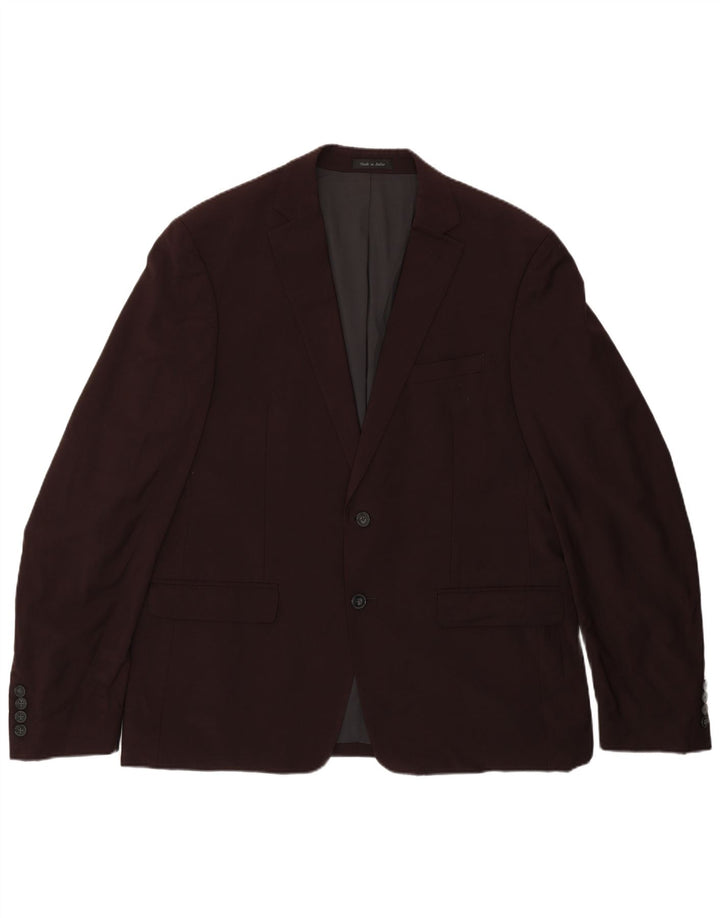 Calvin Klein muška jakna s 2 gumba Regular Fit UK 44 2XL Bordo