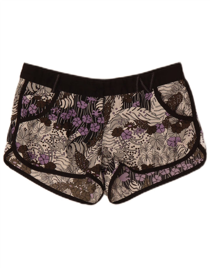 Puma ženske kratke kupaće hlače UK 12 srednje raznobojni cvjetni poliester