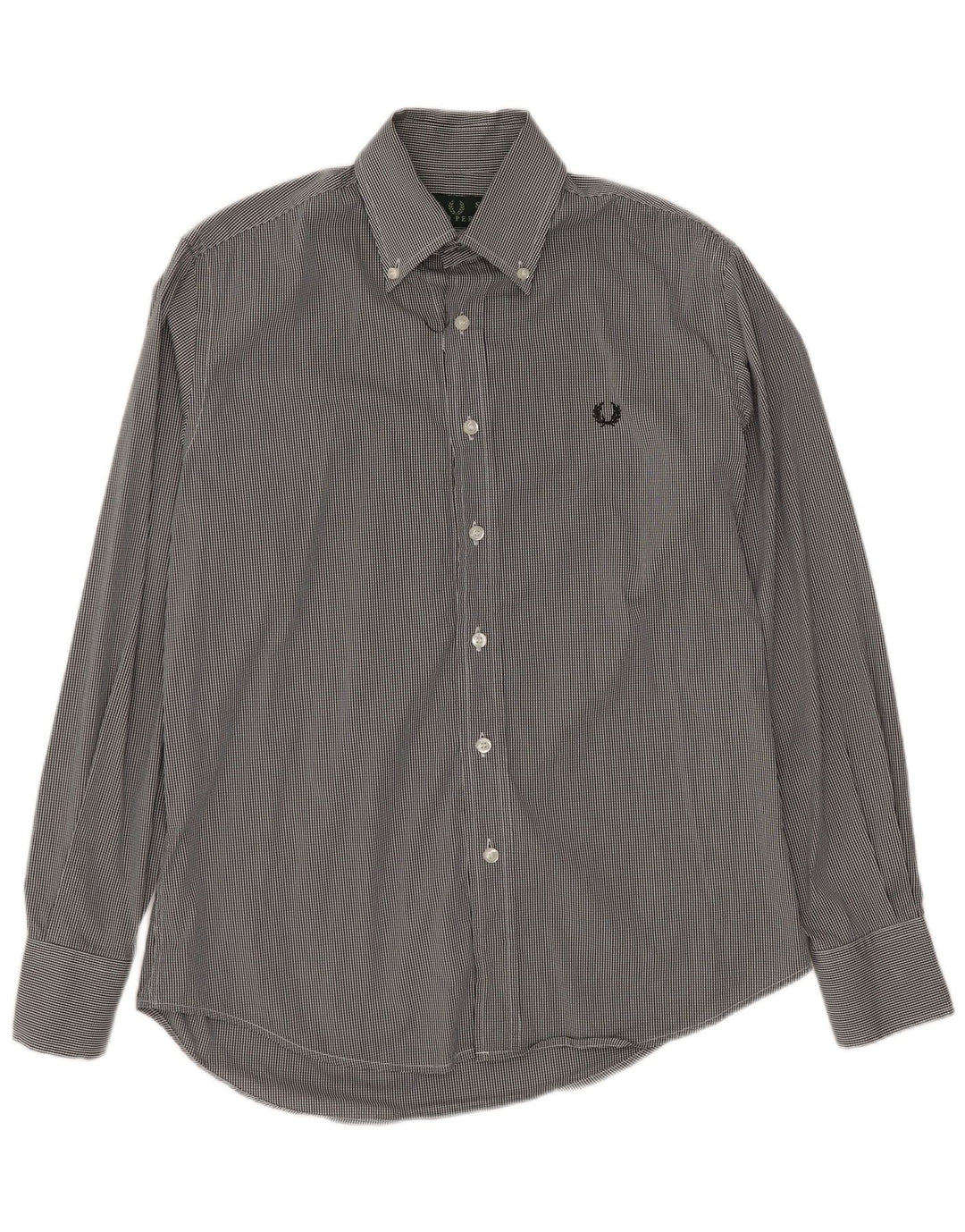 FRED PERRY Muška majica mala crna gingham