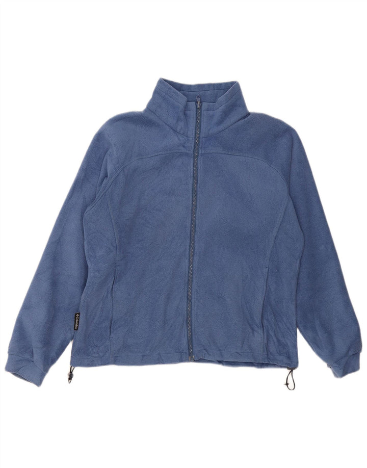 Prevelika ženska Columbia jakna od flisa UK 18 XL plavi poliester