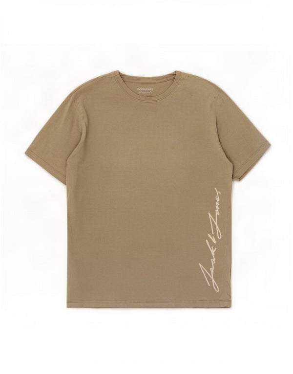 Jack & Jones muška grafička majica kratkih rukava XL sivi pamuk
