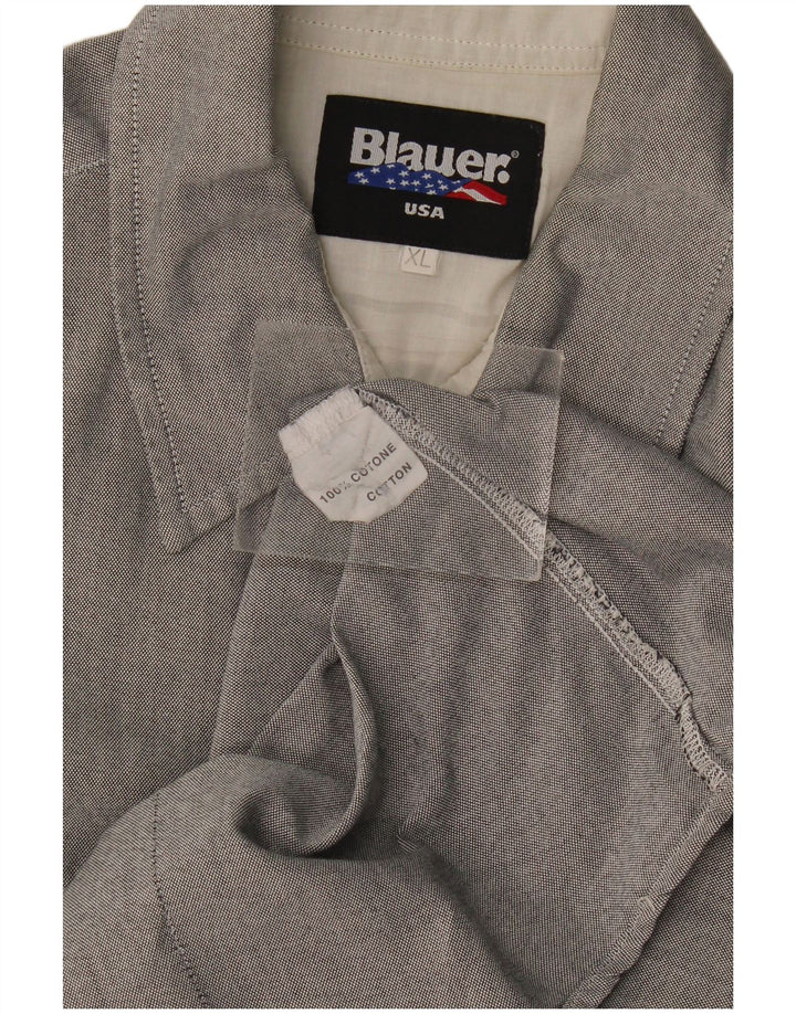 Blauer muška košulja kratkih rukava XL sivi pamuk