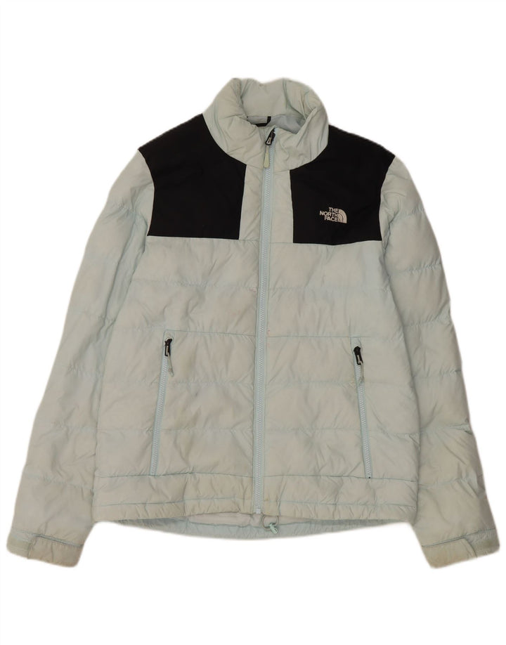 THE NORTH FACE Ženska grafička podstavljena jakna UK 14 srednje plave boje