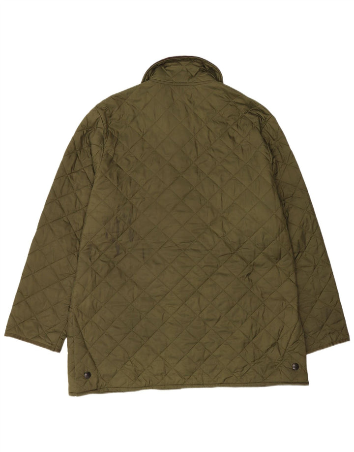 Barbour muška prošivena jakna UK 42 XL zeleni poliester