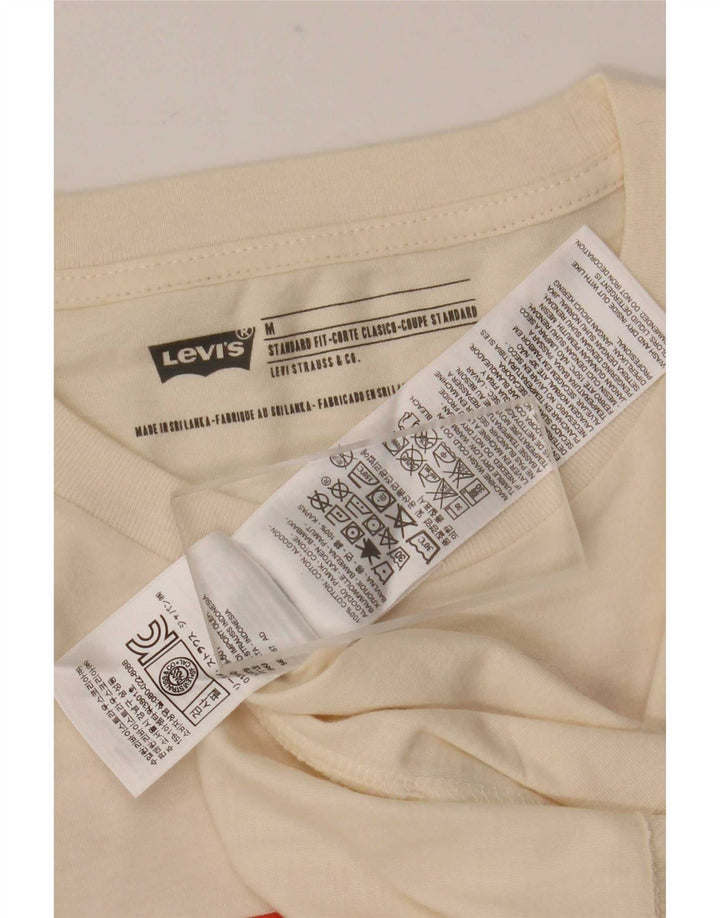 Levi's muška majica standardnog kroja s dugim rukavima srednje bijele boje s geometrijskim motivima