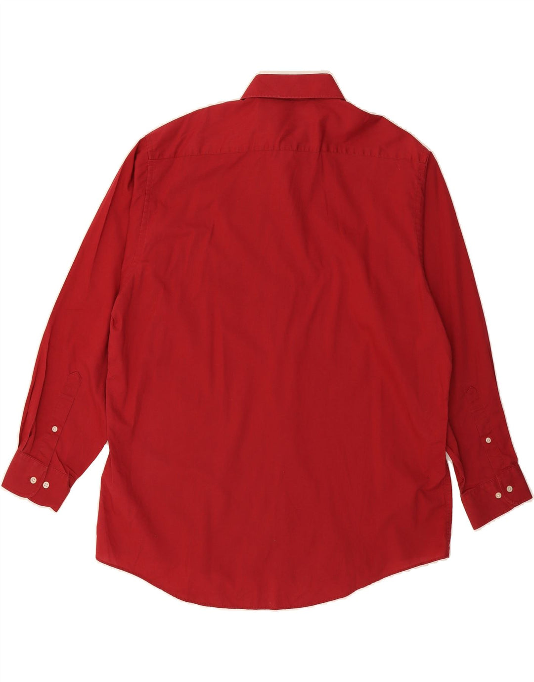 PIERRE CARDIN Mens Shirt Size 17 XL Red Cotton Vintage Pierre Cardin and Second-Hand Pierre Cardin from Messina Hembry 