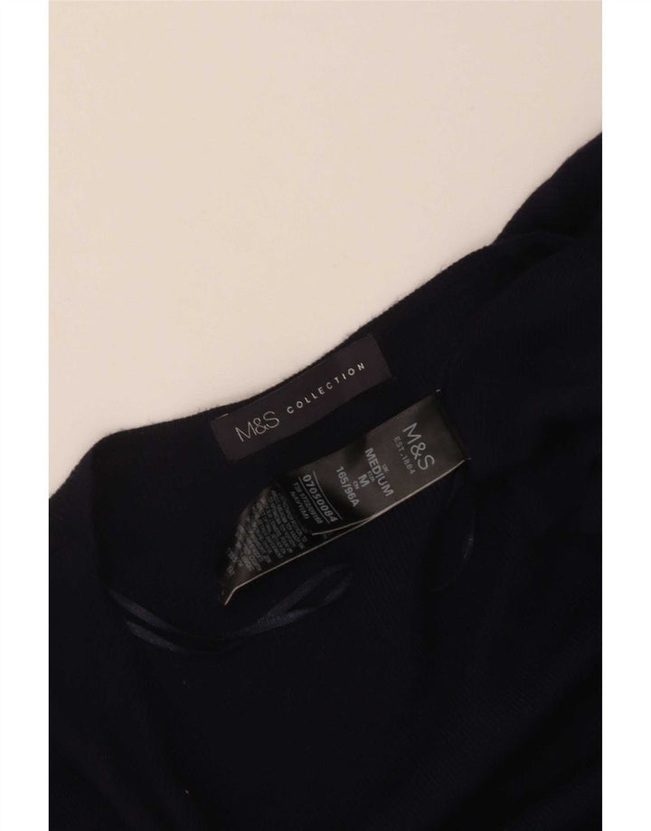 Marks & Spencer ženski dugi kardigan pulover UK 14 srednje tamnoplava
