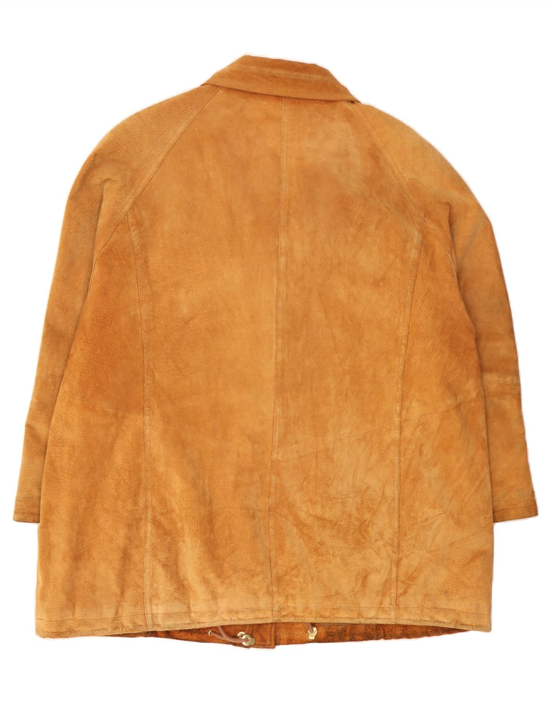 VINTAGE Womens Oversized Suede Overcoat IT 50 XL Brown Leather Vintage Vintage and Second-Hand Vintage from Messina Hembry 