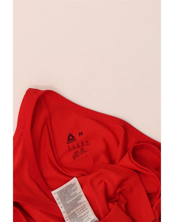 Reebok ženski gornji dio prsluka Bodypump Graphic UK 12/14 Medium Red Poliester
