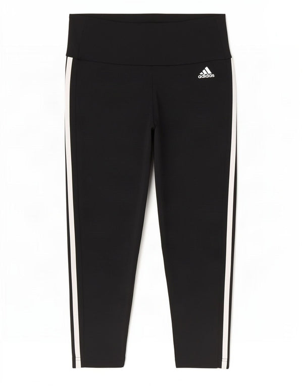 Adidas ženske Aeroready Capri tajice UK 8/10 male crne poliesterske