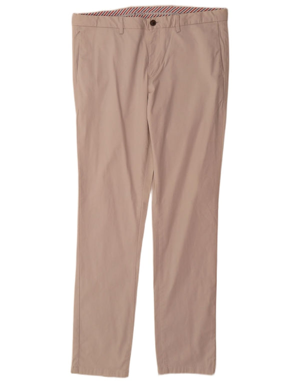 Tommy Hilfiger Muške uske chino hlače W36 L34 Off White Pamuk