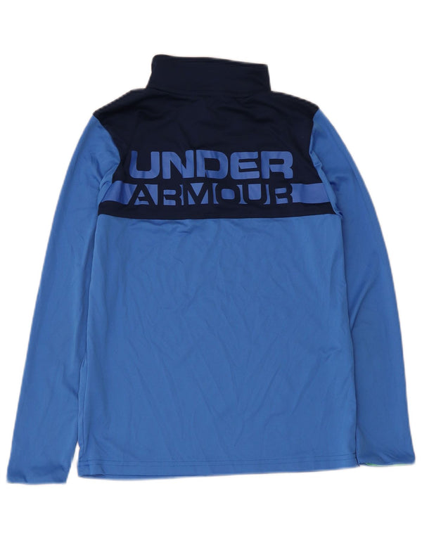Under Armour Boys Graphic Pulover Trenirka Top 9-10 Years Medium Blue