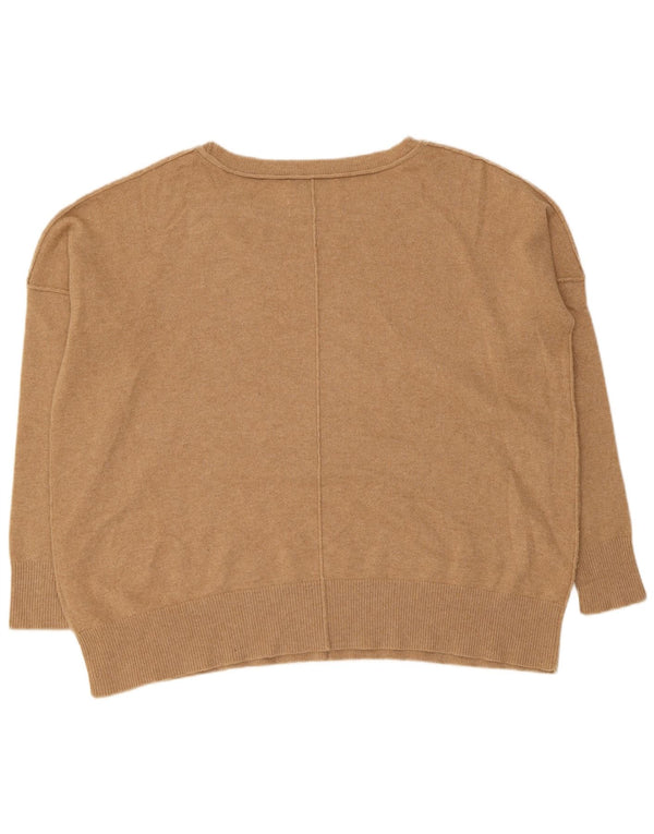 Svi sveti ženski veliki džemper s veznim izrezom UK 10 Small Beige