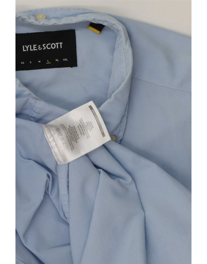 Lyle & Scott muška košulja Large Blue Pamuk